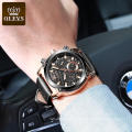 2018 OLEVS Men Sport WristWatch Luxury Brand Big Dial Digital Watch Water Resistant Feature Analog Military Relojes Men  Watch